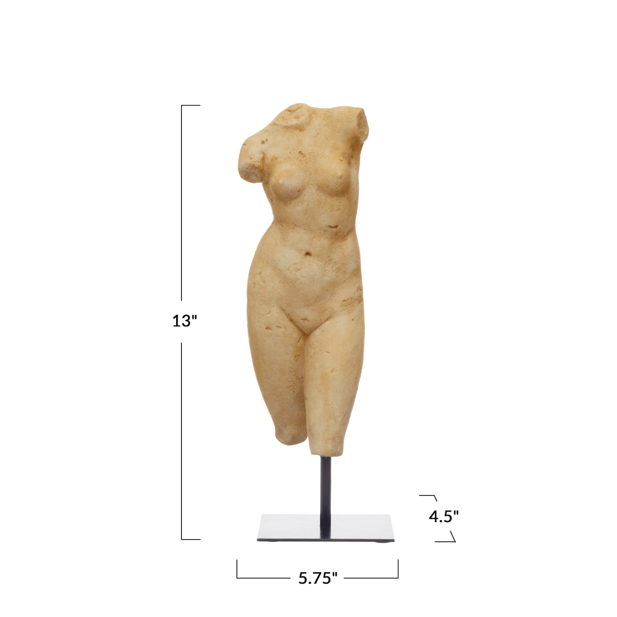 Hello Honey® Female Body Figure on Metal Stand